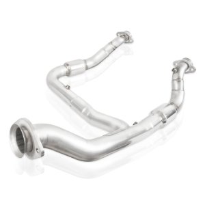 Ford F-150 Performance Exhaust - Stainless Works - Downpipe 3in High-Flow Cats Y-Pipe Factory Connection - `15-`20 Ford F-150 Performance Exhaust - Stainless Works - Downpipe 3in High-Flow Cats Y-Pipe Factory Connection - `15-`20